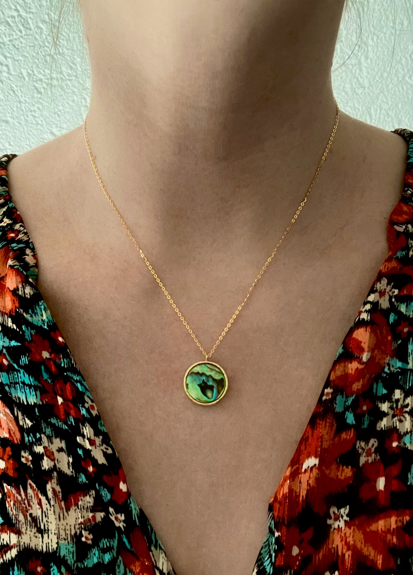 Mermaid Scale - Abalone Shell Necklace